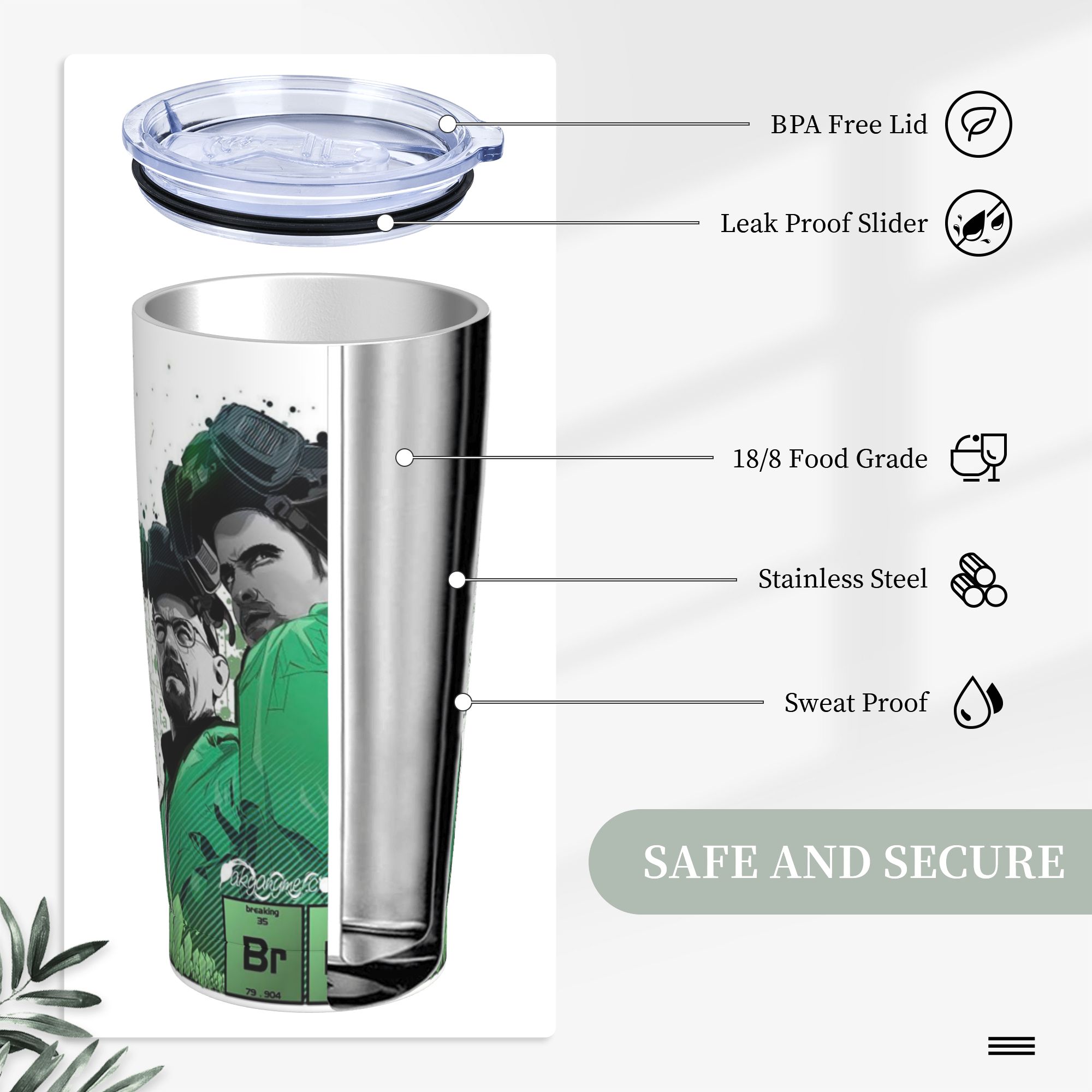 Kubek termiczny Breaking Bad W – Tumbler 20Oz White recenzja i cena