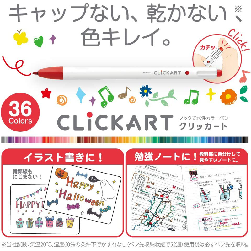 6/12/36/48 kolorów ZEBRA Click – Zebra Pen Sarasa recenzja i cena